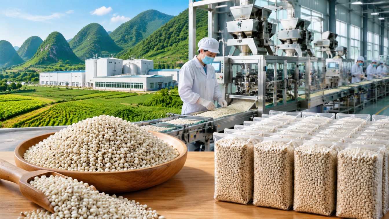 金林区为薏仁米采购提供产地直供